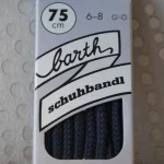 Lacet Rond Épais – Gris Foncé 75 cm (Barth) #0
