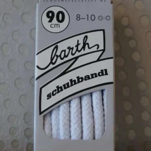 Lacet Rond Extra Épais Barth Blanc 90cm