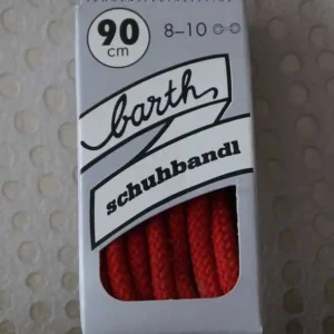 Lacet Rond Extra Épais Barth Rouge 90cm