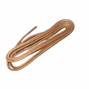 Lacet Rond Ciré Cognac 75 cm – Qualité Allemande Barth