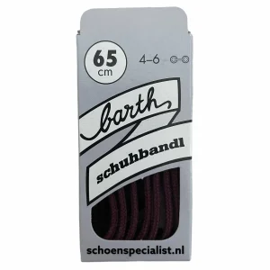 Lacet Rond Fin Barth Bordeaux 65 cm