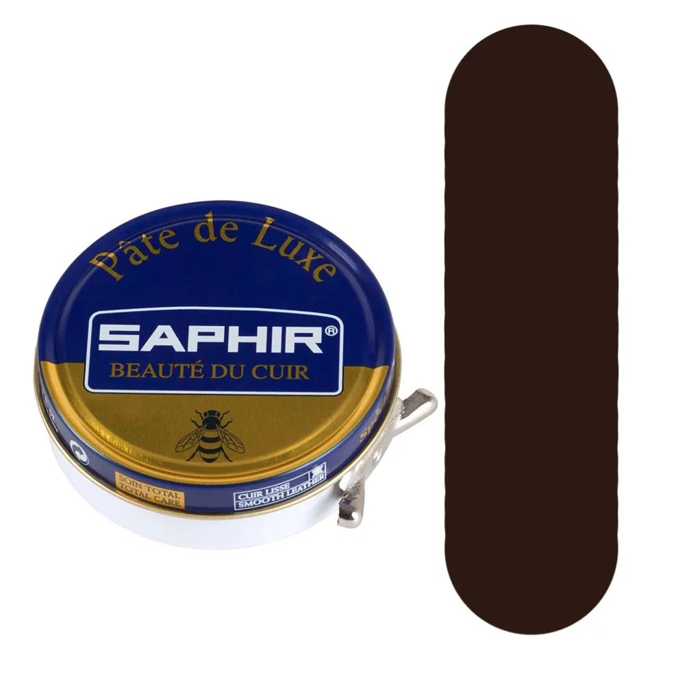 Saphir Pate de Luxe cirage en étain – 09 Acajou – 50ml #0