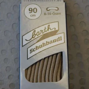 Lacet Rond Fin Barth Beige Clair 90cm