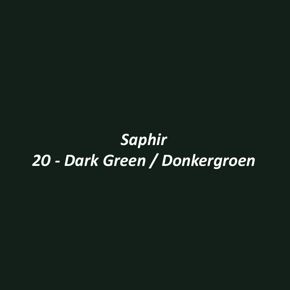 Saphir Juvacuir – cirage extra opaque, presque de la peinture – 75ml. – 20 Vert foncé #3