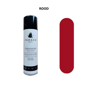 Famaco Rénovateur Daim Rouge Aérosol 250ml (Rouge vif 327)