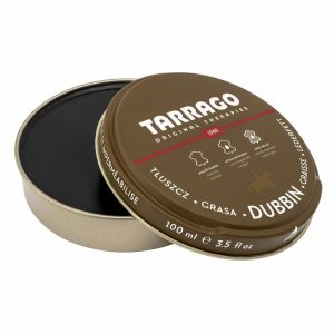 Tarrago Dubbin Boîte (018) Noir – Graisse Nourrissante Cuir Gras 100ml