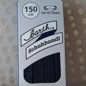 Lacet Large Plat Barth Bleu foncé 150cm