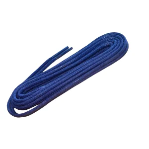 Lacet Rond Ciré Bleu Azur 75 cm – Qualité Allemande Barth