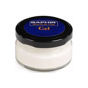 Saphir Gel – Soin Cuir Tressé, Nacré & Métallisé 50ml + Chamoisine