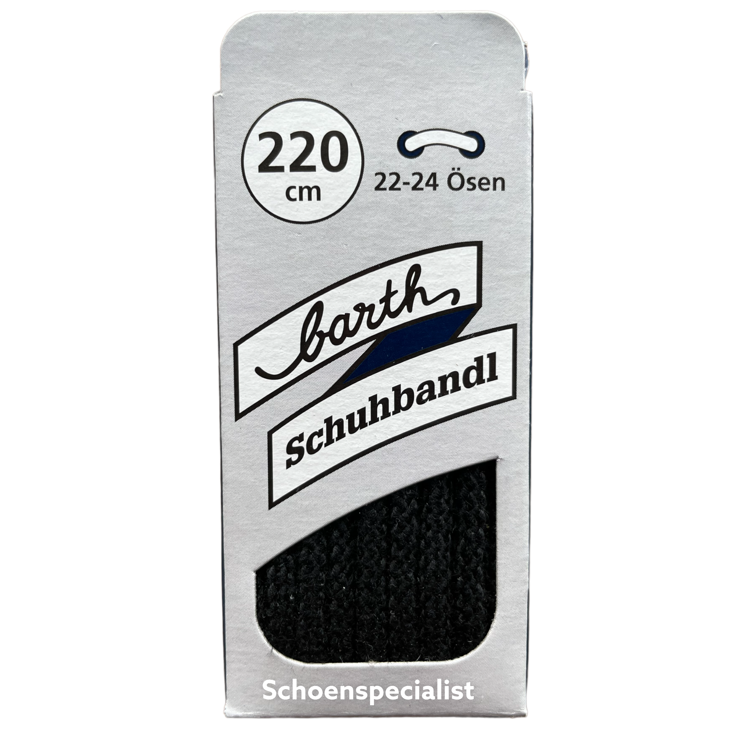 Lacet rond épais Noir, 220 cm #0