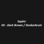 Cuir huilé Saphir – 005 brun foncé #1