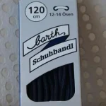 Lacet Rond Fin – Bleu Foncé 120 cm (Barth) #0
