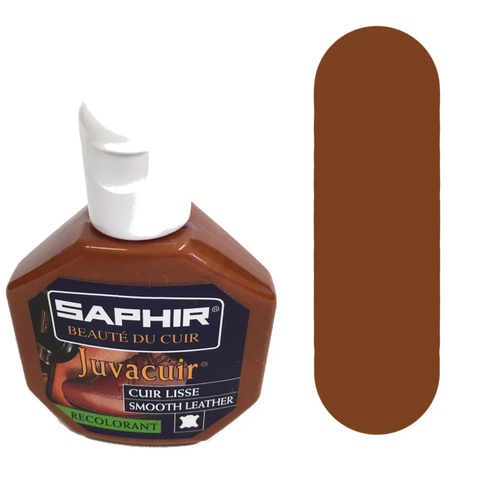 Saphir Juvacuir – cirage extra opaque, presque de la peinture – 75ml. – 03 Marron clair #0