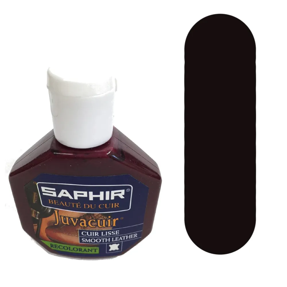 Saphir Juvacuir – cirage extra opaque, presque de la peinture – 75ml. – 08 Bordeaux #0