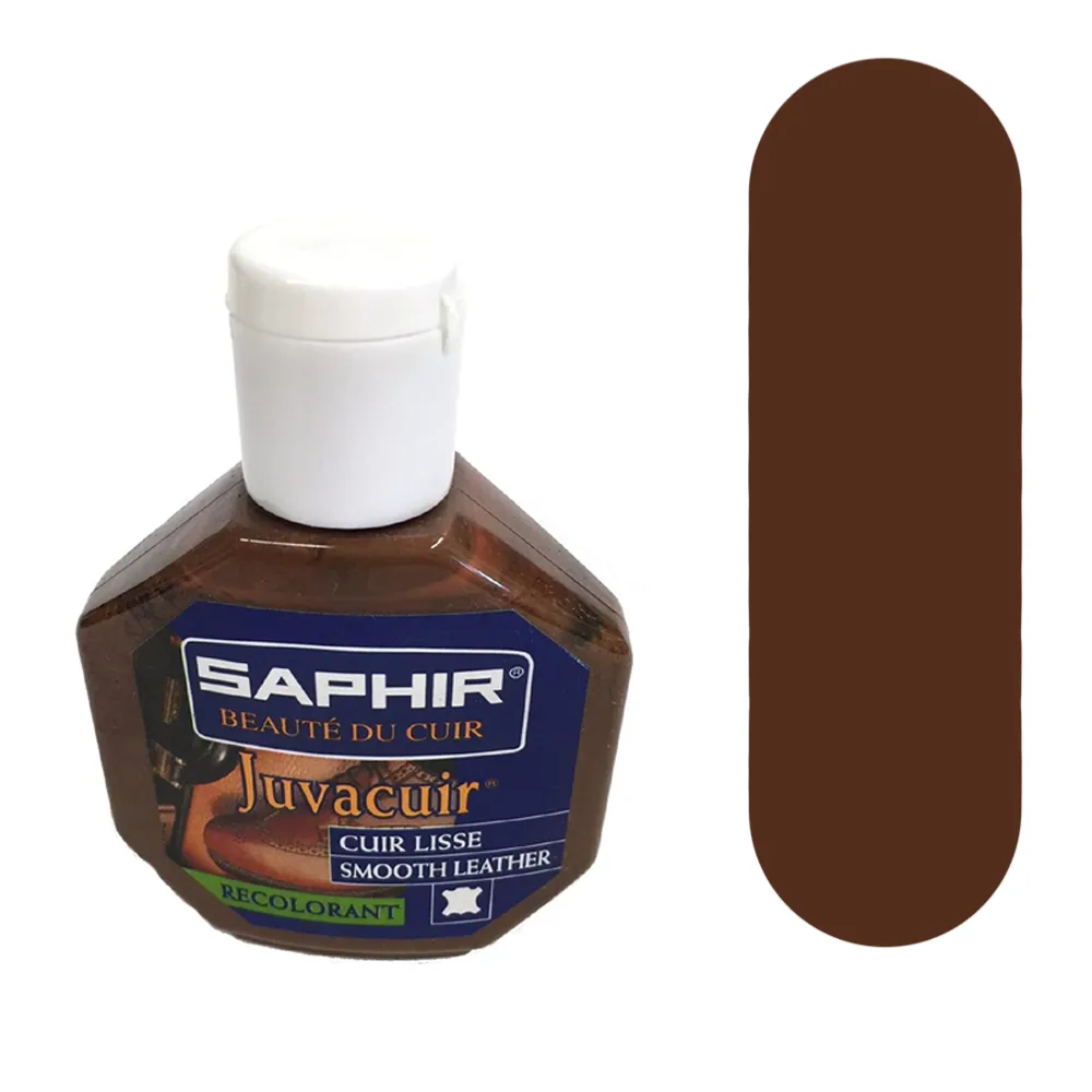 Saphir Juvacuir – cirage extra opaque, presque de la peinture – 75ml. – 38 Noisette #0