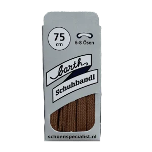 Lacet Plat Étroit Marron Clair 75cm – Barth Bavière