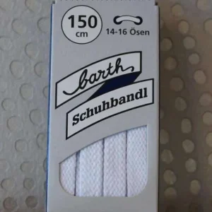 Lacet Large Plat Barth Blanc 150cm