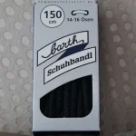 Lacets Ronds Épais – Noir 150 cm (Barth) #0