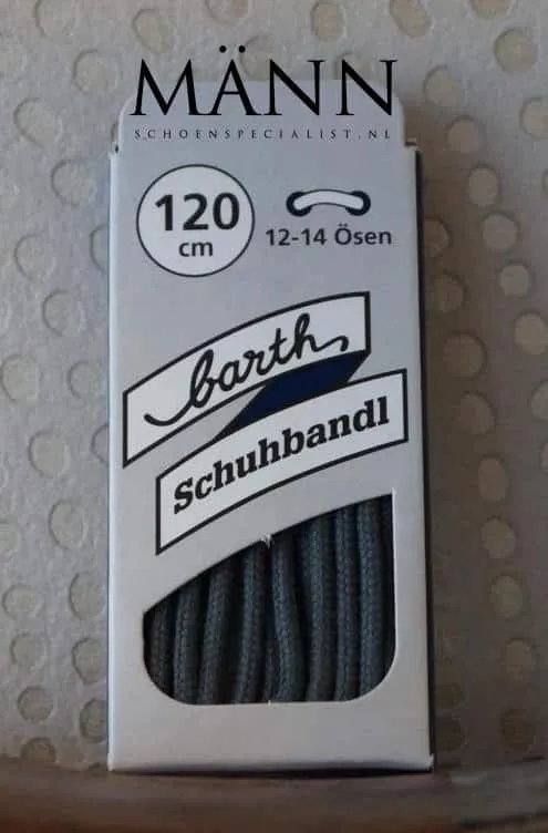 Lacet fin – Rond – Gris 120 cm (Barth) #0
