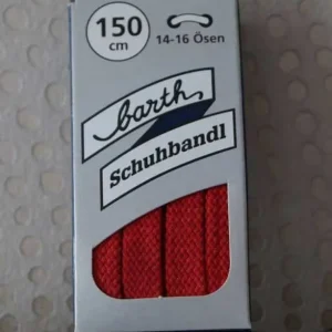 Lacet Large Plat Barth Rouge 150cm