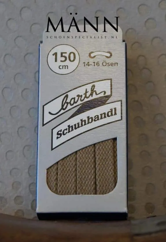 Lacet large plat – Beige 150 cm (Barth) #0