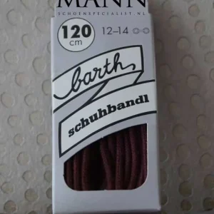 Lacet Rond Fin Barth Bordeaux 120 cm
