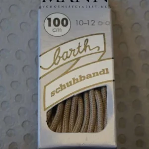 Lacet Rond Fin Barth Beige Clair 100cm
