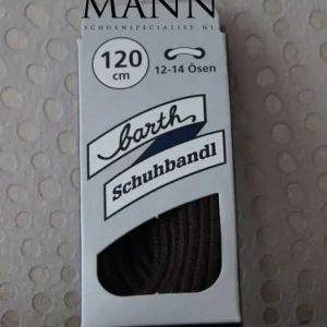 Lacet Rond Fin Barth Marron 120 cm