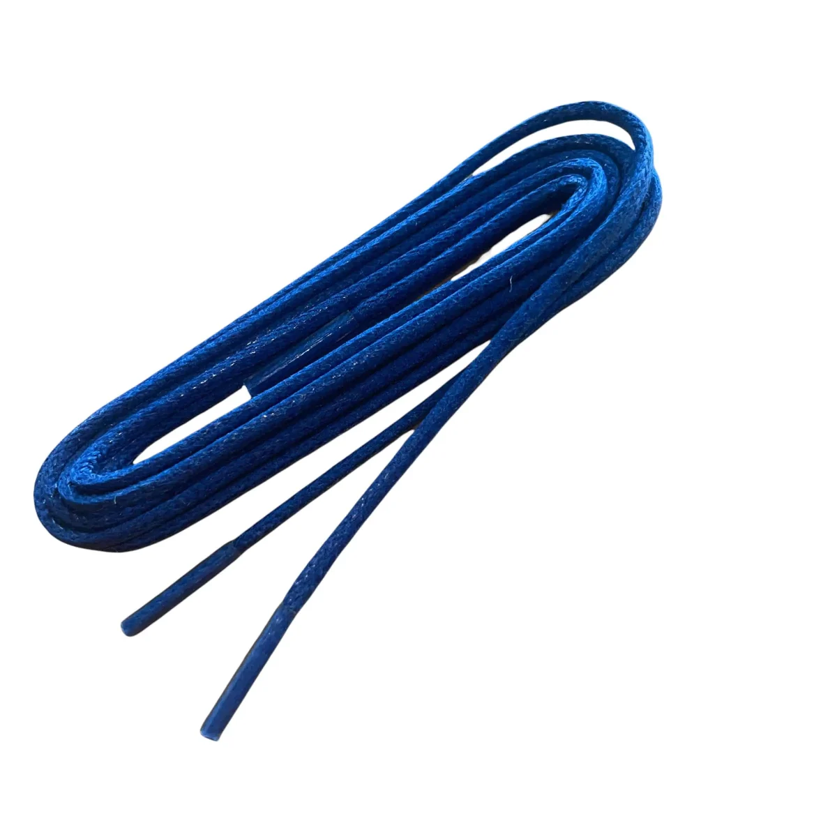Lacet rond en cire – Jeans bleu – 100 cm #0
