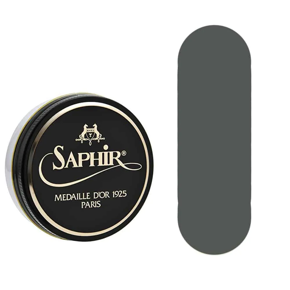 Saphir Medaille d'Or Pate de Luxe cirage pour chaussures – (14) Gris – 100ml #0