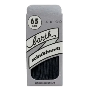 Lacet Rond Fin Barth Gris Foncé 65cm
