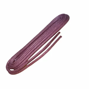 Lacets ronds cirés Bordeaux – 100 cm – qualité allemande