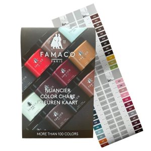 Famaco Nuancier des Couleurs – Outil de Choix de Cirage – 120+ Teintes