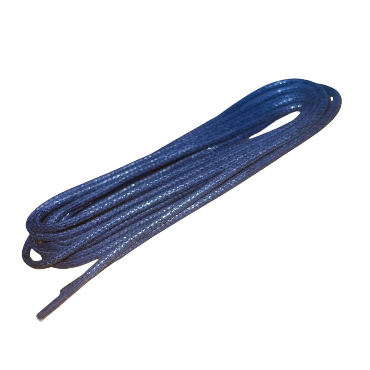 Lacet rond en cire – Bleu foncé – 100 cm #2