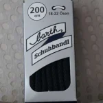 Extra épais – lacet rond – Noir 200 cm (Barth) #0