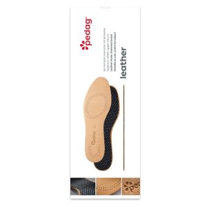 Semelle Cuir Tanné Végétal Pedag (réf. 110) – Anti-Odeur Charbon Actif