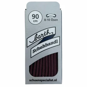 Lacet Rond Fin Barth Bordeaux 90 cm