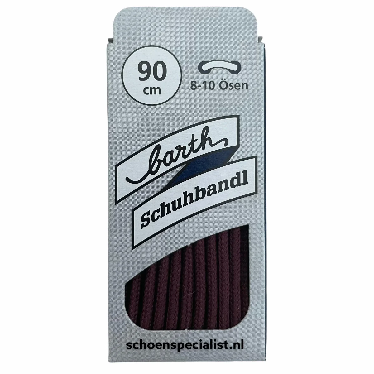 Lacet Rond Fin – Bordeaux 90 cm (Barth) #0