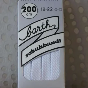 Lacet Large Plat Barth Blanc 200cm