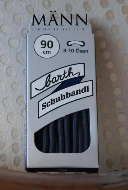 Lacet fin – Rond – Gris foncé 90 cm (Barth) #0