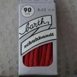 Lacets Ronds Épais – Rouge 90 cm (Barth) #0