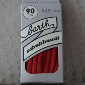 Lacets Ronds Épais Barth Rouge 90 cm