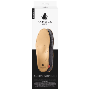 Famaco Active Support – Semelle Anatomique Cuir Soutien Voûte Plantaire