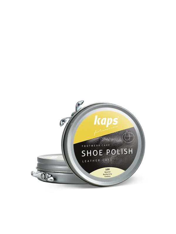 Boîte de cirage Kaps – Crème avec cire pour tous types de cuir lisse, conditionne le cuir et lui donne du brillant – 50ml #0