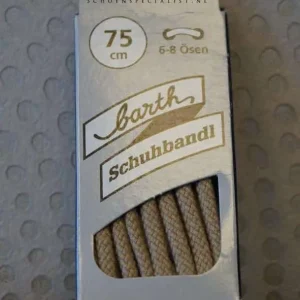 Lacets Ronds Épais Barth Beige Clair 75 cm