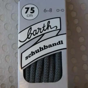 Lacet Rond Épais - Gris 75 cm (Barth)