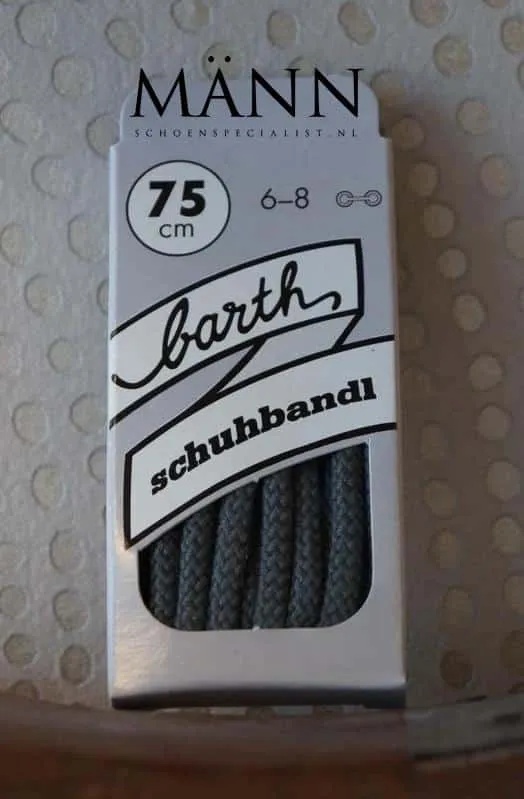 Lacet Rond Épais – Gris 75 cm (Barth) #0