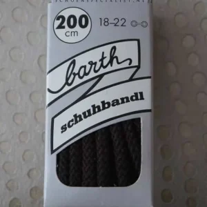 Lacet Rond Extra Épais Barth Marron 200cm