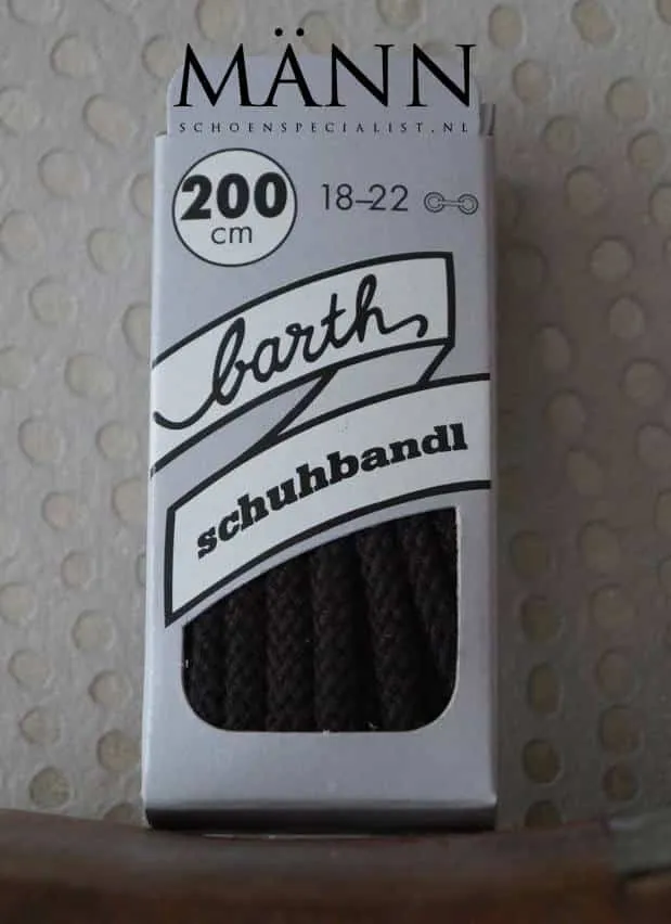Lacet Rond Extra Épais – Marron 200 cm (Barth) #0
