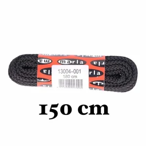 Lacets Chaussures de Travail Noirs 150 cm – Robustes & Résistants